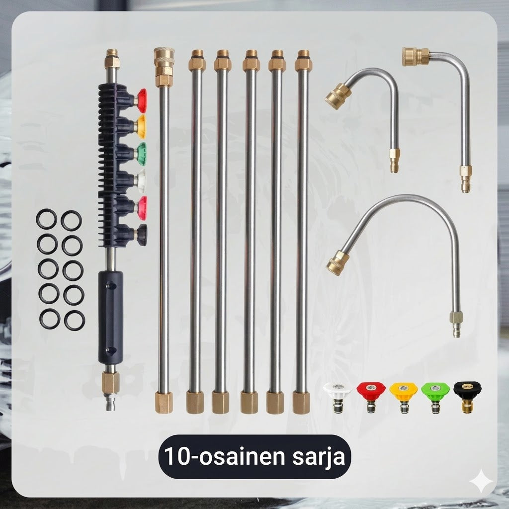 4000 PSI korkeapainepesurin suihkuputkisetti