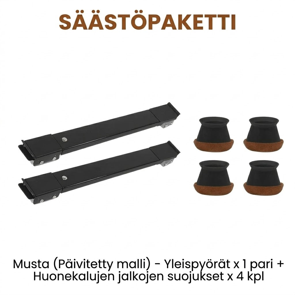 Raskaat säädettävät laiterullat