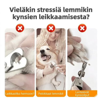 Puinen kynsiviila lemmikeille vaihdettavilla viilaustyynyillä