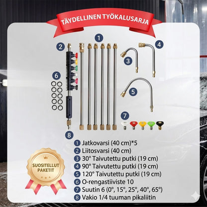 4000 PSI korkeapainepesurin suihkuputkisetti